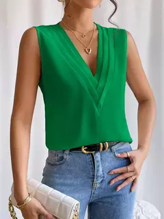 Blusas soltas, sem mangas, camisas grandes, tops femininos elegantes, monocromáticas, casuais, moda jovem, verão