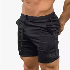 Calções esportivos de secagem rápida masculina, corrida, ginástica, ginástica, calças curtas, verão, novo, 2023