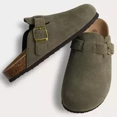 Sapatas de tamancos com suporte do arco para homens e mulheres, tamancos, mulas