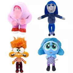 Bonecas de pelúcia fofas para crianças, boneca macia, brinquedos periféricos de anime, presentes de aniversário de dentro para fora, 2