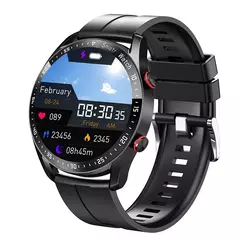 Impermeável relógio inteligente para homens, Bluetooth chamada, saúde do laser, pressão arterial, fitness esportes relógios, caixa, ECG, PPG - comprar online
