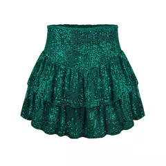 Mini saias plissadas de lantejoulas de cintura alta para mulheres, festa africana, roupas de noite, roupas sensuais dashiki, primavera, verão, 2022 - loja online