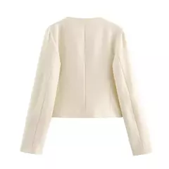 TRAF-Casaco de manga comprida com botões, casacos curtos, Casacos elegantes, Demi-temporada, inverno, outono - comprar online