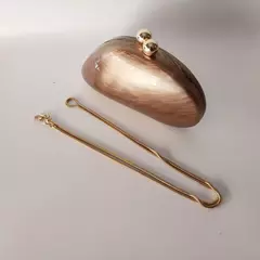 Oval Irregular Pérola Acrílico Box Evening Bag, Senhoras Designer De Luxo Bolsas, Festa De Casamento, Handmade Bolsas, Branco, Novo - loja online