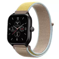 Imagem do Nylon Loop Band para Samsung Galaxy Watch, Bracelete, Cinto para Amazfit GTS 4 Mini, GTR4, Bip, Stratos, 20mm, 22mm, 40mm, 44mm