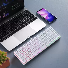 USB Wired Gaming Keyboard, 20 RGB Backlight, 68 Chaves, Portátil, Windows Laptops, Computador - loja online