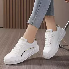 Imagem do Tênis de skate casual para mulheres, sapatos femininos, tênis, bling, venda quente