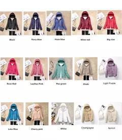 Casacos com capuz para mulheres, jaqueta puffer para mulheres, 15 cores, plus size, 5XL, 6XL, 7XL, novo, primavera, outono, 2022 na internet