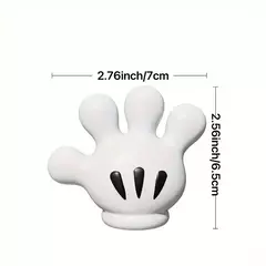 Imagem do Suporte de escova de dentes multifuncional, mickey, palma, fofo, ventosa, para toalha de banheiro, enrolador de cabo de dados