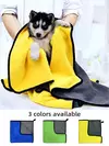 Toalhas de fibra macia de secagem rápida para animais, toalha de banho absorvente de água, toalha de limpeza conveniente, cão e gato, Pet Shop
