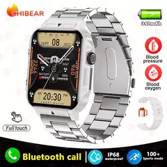 Militar ao ar livre GPS esportes relógio inteligente para homens, 1.95 ", freqüência cardíaca, sangue, oxigênio, chamada Bluetooth, SmartWatches para Android, IOS - comprar online