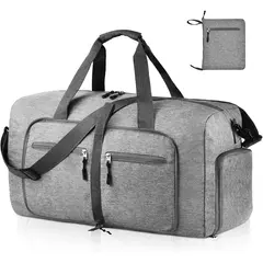 Sacos Duffel Dobrável com Compartimento De Sapatos, Saco De Armazenamento De Viagem Overnight Resistente A Rasgo, Organizador De Roupas, Impermeável - comprar online