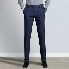 Calças de spandex clássicas masculinas, ternos cinza, calças de alfaiataria social, tecido formal, calças baratas, moda formal - comprar online