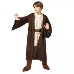 Star Jedi Warrior Cosplay Traje para Crianças, Role Play Vermelho, Conjunto completo, A Força Desperta, Meninas Fancy Dress, Halloween, Festa de Carnaval na internet