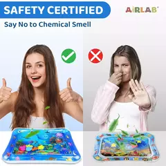 Tapete de jogo sensorial de água engrossado tapete de água inflável para gato e cão pet playmat com peixe mar oceano tema brinquedo sensorial água - Wolf Magazine
