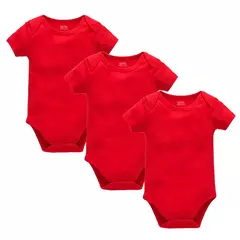Macacão preto de manga curta para bebês, 100% algodão, bodysuits em branco, bebê recém-nascido, roupas de corpo liso, 0-24 meses, 3pcs