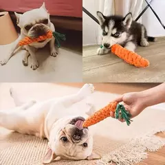 1pc pet nó brinquedo para cão e gato forma cenoura cão mastigar brinquedos corda de algodão brinquedos para cães internos brinquedos do gato acessórios do cão na internet