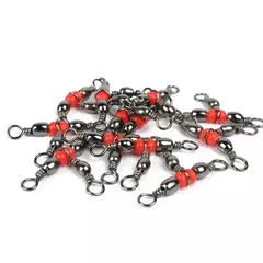 Conector de equipamento de pesca de 3 vias, 20 peças, equipamento de pesca giratório, linha cruzada, barril giratório triplo, linha cruzada, gira para pesca - Wolf Magazine