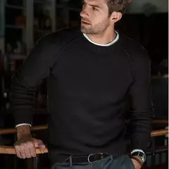 Casual Slim Fit masculino malha camisola, o-pescoço malhas, pulôver monocromático, outono, inverno, conforto, novo, S-3XL - loja online