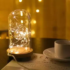 Imagem do USB LED String Lights para decoração de Natal Luzes de fadas impermeáveis Fio de cobre, Guirlanda de luz, Festa de casamento, 10 m, 20 m, 30m