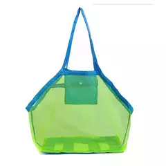 Sand Away Portable Mesh Bag para crianças, Sacos de armazenamento de brinquedos de banho, Natação Grande Saco de Praia para Toalhas, Maquiagem Cosmética Feminina - comprar online