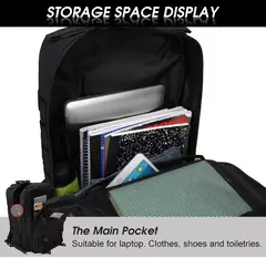 Imagem do Mochila de viagem tática impermeável para homens, mochilas de grande capacidade, esportes ao ar livre, bolsas multifuncionais 50L, 35L, 25L
