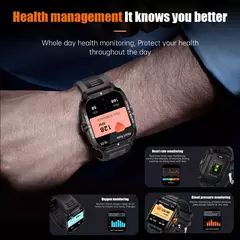 COLMI-P76 Smartwatch militar ao ar livre para homens, 1,96 ", chamada Bluetooth, 3ATM, IP68 impermeável, esportes fitness relógios - loja online