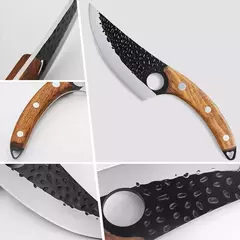 Handmade Forjado Viking Chef Faca com Tampa, Carne Cutelo, Faca De Pesca, Aço Inoxidável, Cozinha Butcher Desossa Faca, 5.5";;VERDADEIRO;;"brown black na internet