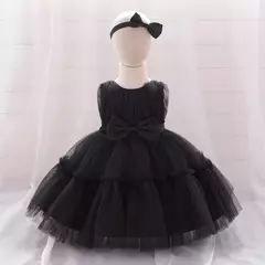 Imagem do Elegante vestido de tule para meninas, bebê infantil, 1st Birthday, Vestidos de batismo, Kids Wedding Party, Toddler Clothes, Verão