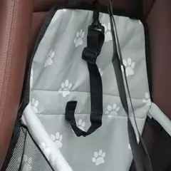Bolsa de assento para transportar carros de cachorro, cesta à prova d'água, rede dobrável, bolsa para transportar animais de estimação, para cães pequenos, gatos, malha de segurança para viagem