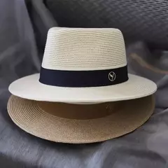 Chapéu de Palha Aba Larga para Mulheres e Homens, Boné de Sol de Praia, Proteção UV, Fedora Natural, Panamá, Macio, Designer, Presente de Aniversário, Verão, Novo