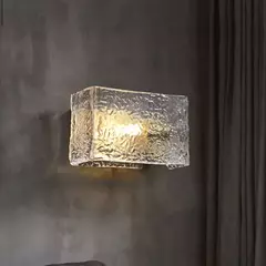 Luxo Lâmpada De Parede Com Onda De Água Padrão, Todo O Cobre, Sala De Estar Fundo, Quarto, Cabeceira, Hotel, Salão, Corredor - Wolf Magazine