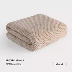Imagem do Grosso Coral Velvet Toalha de Banho, Quick-Secagem Toalha Comfortbath, Macio, Super Grande, Absorvente, Alta Qualidade, 70x140cm