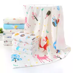 Newborn Baby's Gauze Bathrobe, Infant Swaddle, 100% Algodão, Meninos, Meninas, Crianças, Infantil, Gaze, Cobertor, Roupão, 6 Camadas - loja online