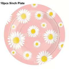 Toalha De Mesa De Flor De Daisy Descartável, Tampa De Mesa De Plástico, Decorações De Festa De Aniversário, Chuveiro De Bebê, Suprimentos De Casamento, Meninas - comprar online
