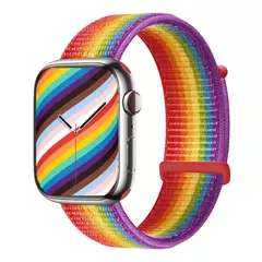 Pulseira de Nylon Respirável para Apple Watch, Alça de Substituição, Ultra 2 1, 49mm, Série 9, 8, 7, 6, 5, 4, 3, SE, 44mm, 45mm, 41 milímetros, 44 milímetros - loja online