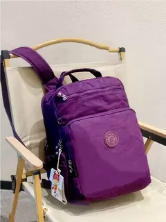 Mochila impermeável de nylon para homens e mulheres, mochila leve para laptop, na internet