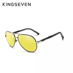 KINGSEVEN-Alumínio Retro Óculos Funcionais para Mulheres e Homens, Fashing Óculos, Pilot Eyewear, Acessório de Luxo, Alta Qualidade, Novo - comprar online