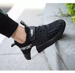 Tênis de malha antiderrapante infantil, sapatos casuais para meninos, moda infantil, tênis, primavera, 2022 - comprar online