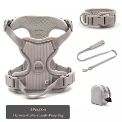 Coleira de cachorro personalizada, arnês para cães gravado, leve, veludo, designer, coleira e coleira, conjunto acolchoado, totalmente ajustável na internet