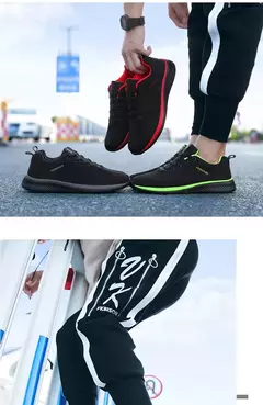 Imagem do Sapatilhas hipermacias espadrille para homens, sapatos de trabalho, tênis, sola de borracha, calçados esportivos masculinos, patins, tênis, 2024