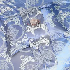 High End Jacquard Bedding Set, Luxo, Europeu, Conjuntos de cama de casamento, Rainha, American Satin, Double Duvet Cover, - Wolf Magazine