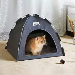 Gato casa de sono pet gato tenda caverna cabana para gatinho filhote de cachorro cercadinho gaiola cesta gato nesk canil pequeno cão casa cama chihuahua - loja online
