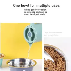 Tigelas fofas para cães médios e grandes, tigelas de alimentação, tigelas de água, aço inoxidável, tigela de comida para cães pequenos, elevadas, alimentadores para animais de estimação - comprar online