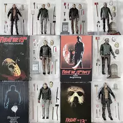 Neca sexta-feira 13 figura brinquedos freddy jason voorhees sangue final figura de ação jason modelo colecionável brinquedo presentes de natal
