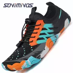 Cross-trainer para homens e mulheres, sapatos descalços e minimalistas, sola de gota zero, caixa larga, sapatos de natação upstream, chinelos de praia - Wolf Magazine