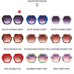 Imagem do Óculos de sol quadrados retrô para homens e mulheres, marca de luxo, óculos de sol femininos, óculos UV400, moda nova