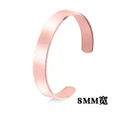 Novo clássico simples masculino pulseira aberta ajustável brilhante pulseira de aço inoxidável br1133 na internet