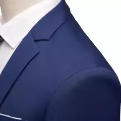 Imagem do Conjunto de terno de peito único masculino, costura fina, lapela emagrecedora, noivo na moda, 1 conjunto