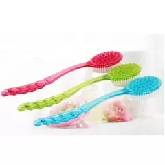 Imagem do Escova Natural Longa Do Massager Do Corpo, cerdas plásticas do banho, termas traseiros, termas